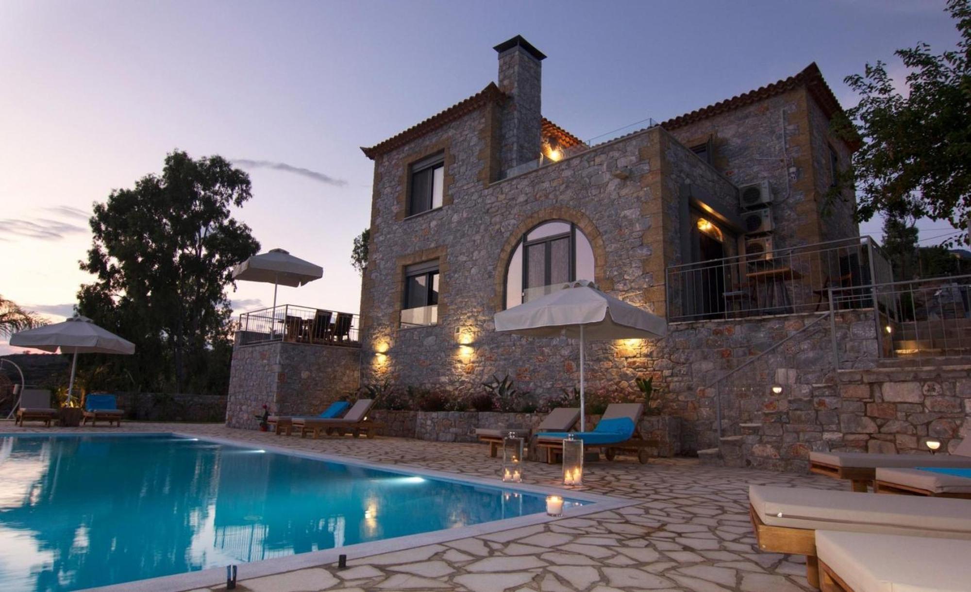 Elsa Villa By Elrin Villas Mani Neokhorion  Esterno foto